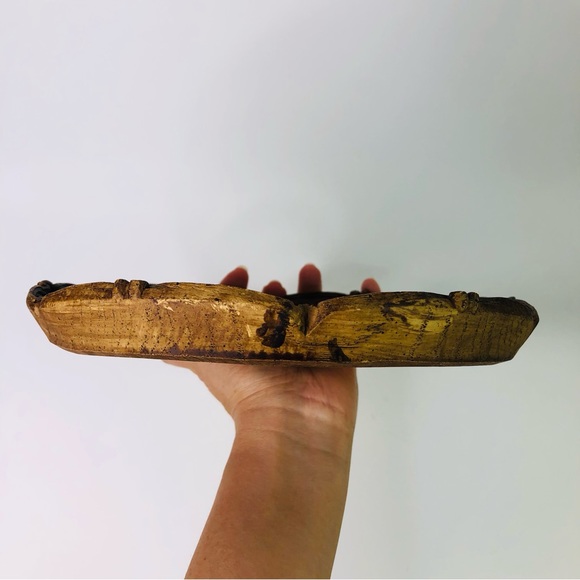 VTG Wood Carved Engraved 3D Plate 8.5" Schloss Leichtenstein Wall Hanging Plaque - Picture 5 of 7